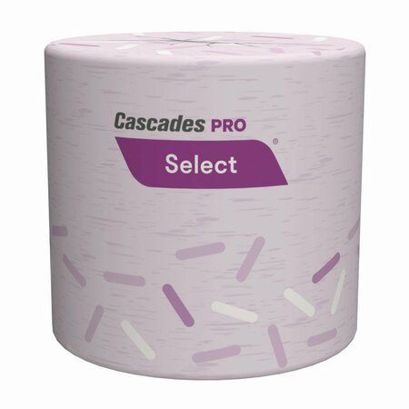 CASCADES PRO Select Standard Bath Tissue, 1-Ply, White, 1,000/Roll, PK96 B152